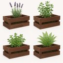 Ver imagem 1 de Kit 4 Cachepots Grande para Floreira Jardim Vertical