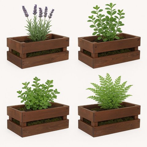 Kit 4 Cachepots Grande para Floreira Jardim Vertical