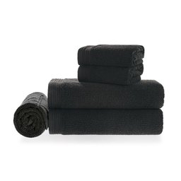 Jogo de Banho Gigante Karsten 5 Peças Imperial Preto - 1 Jogo de Banho Gigante Karsten 5 Peças Imperial Preto - 1