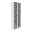 Ver imagem 2 de Armário Multiuso Lavanderia 2 Portas com Vidro 59,8cm Multimóveis Cr30053 Branco