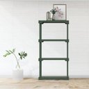 Ver imagem 1 de Estante 4 Prateleiras Poly Verde/Alecrim