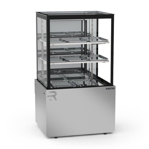 Vitrine Estufa 75 Cm 2 Prateleiras Titanium Premium Inox Vtprq750 2p 220v - Refrimate