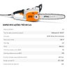 Motosserra Elétrica Stihl Mse 170 C-bq 1,7cv Sabre Rollomatic e - 30/12" - 3