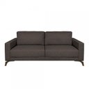 Ver imagem 2 de Sofa 230cm Tecido Veludo Marrom Pes Imbuia Henry