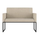Ver imagem 6 de Kit Sofá 2 Lugares + 2 Poltronas para Recepção Sala Balaqui Cor:bege Bege