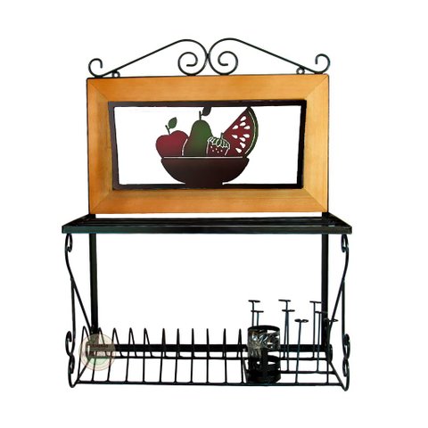 Paneleiro 60cm Esquadrão Minas Rústico Cesto de Fruta