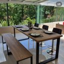 Ver imagem 7 de Mesa Estilo/Modelo Industrial com 2 Bancos (2,20 x 0,90)