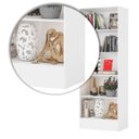 Ver imagem 4 de Estante de Livros 54CMX180CM 4 Prateleiras Clarice Branco