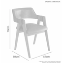 Ver imagem 5 de Mesa Fineza 6 Cadeiras Esmeralda Courino Jcm - Cinamomo/off