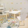 Mesa e Cadeira Infantil Mdf Estrela - Cinza - 4