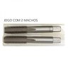 Jogo de Macho Manual Aço Liga - Mf 8 X 1,0 - Jogo 2 Peças - 4