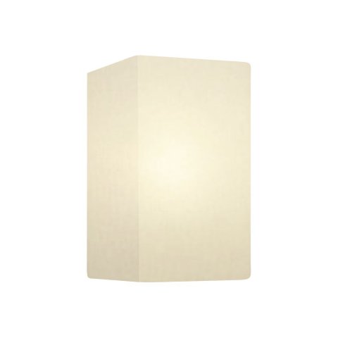 Arandela Retangular Retro Vivare Md-2002 Cúpula em Tecido 25/16x10cm - Bivolt - Branco - 110V/220V