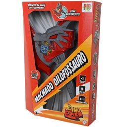 Machado Dino Power Dilofossauro Vermelho Dmt7113 - 1