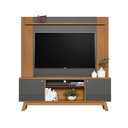 Ver imagem 1 de Conjunto Painel Extensível e Rack Tremonti/cronos Tv até 75 Polegadas Nature/chumbo G77 - Gran Belo