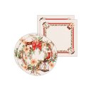 Ver imagem 2 de Kit Sousplat + Guardanapo Natal Christmas Vintage Nsw 2 Peças sem Base