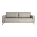 Ver imagem 2 de Sofa 230Cm Pes Em Aco Carbono Linho Adrian 