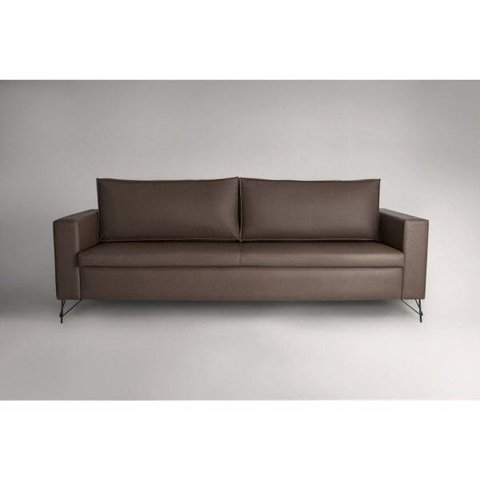 Sofa 3 Lugares 230Cm Pes Em Aco Carbono Veludo Adrian