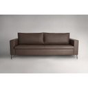 Ver imagem 4 de Sofa 3 Lugares 230Cm Pes Em Aco Carbono Veludo Adrian 