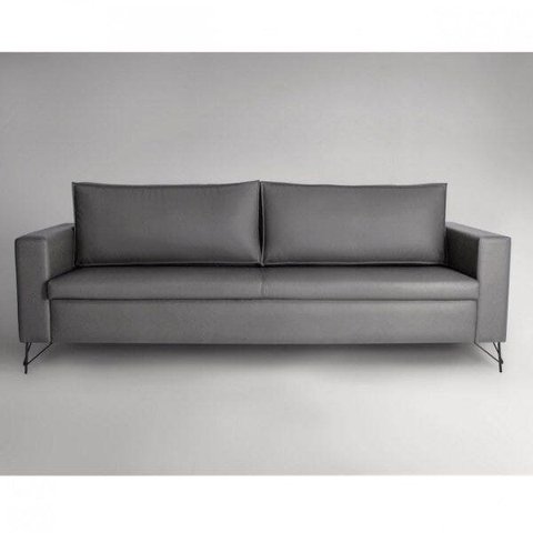 Sofa 2 Lugares 190cm Pes em Aco Linho Adrian