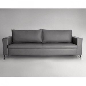 Sofa 2 Lugares 190Cm Pes Em Aco Linho Adrian