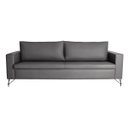Ver imagem 2 de Sofa 2 Lugares 190Cm Pes Em Aco Linho Adrian