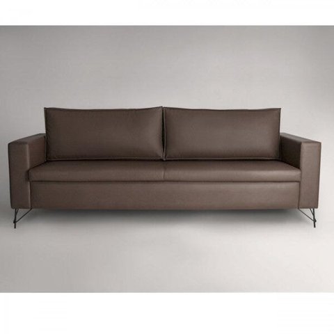 Sofa 2 Lugares 190Cm Pes Em Aco Veludo Adrian