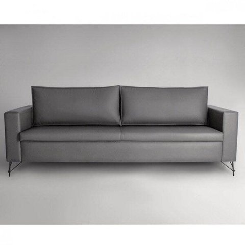 Sofa 3 Lugares 210cm Linho Pes Aco Adrian