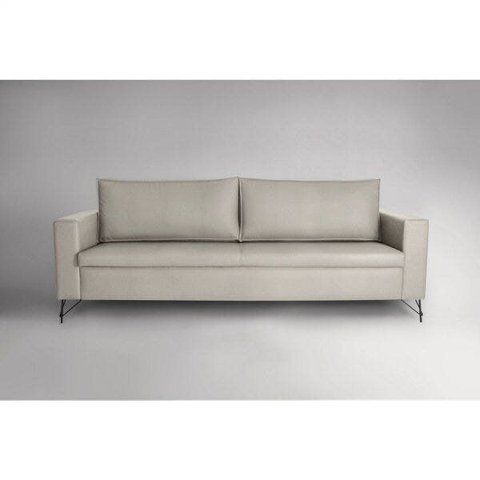 Sofa 3 Lugares 230cm Pes em Aco Linho Adrian