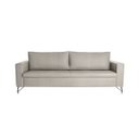 Ver imagem 2 de Sofa 3 Lugares 230cm Pes em Aco Linho Adrian