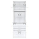 Ver imagem 3 de ARMÁRIO MÓDULO CLOSET 6 GAVETAS CABIDEIRO MISTO M525.B MUNDI MOVEIS