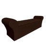 Recamier Baú Calçadeira Quarto Queen 158cm Barcelona:suede Marrom - 2