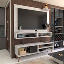 Ver imagem 2 de Rack com Painel para Tv até 50 Polegadas Carter 2 Portas Branco - Panorama Móveis