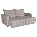 Ver imagem 1 de Sofá Cama Retrátil Linho Innova Bom Pastor 