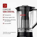 Ver imagem 5 de Liquidificador Mondial Turbo Power L-99 Fb 550W 2,2L 3 Velocidades Preto 110V