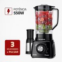 Ver imagem 4 de Liquidificador Mondial Turbo Power L-99 Fb 550W 2,2L 3 Velocidades Preto 110V