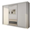 Ver imagem 3 de Guarda Roupa Casal com Espelho 3 Portas 6 Gavetas - Paradizzo Gold-Branco - Móveis Novo Horizonte