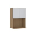 Ver imagem 1 de Armário de Parede Modulado 60cm com Nicho de Micro-ondas 2 Portas Slim Luciane