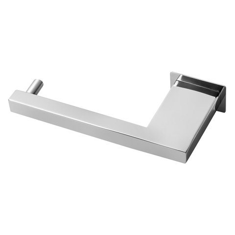 Porta Papel Higiênico Inox Polido Lado Esquerdo