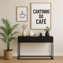 Ver imagem 1 de Aparador Buffet Balcão para Sala de Estar Cantinho do Café:preto