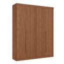 Ver imagem 1 de Guarda Roupa Roupeiro Solteiro Buriti 04 Portas 2 Gavetas Jatoba Santos Andirá