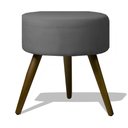Ver imagem 2 de Kit 2 Poltronas Opalas com Puff Redondo Grafite