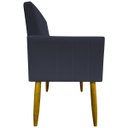 Ver imagem 4 de Kit 6 Poltronas Decorativas para Sala Mari Suede