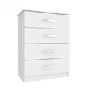 Ver imagem 1 de Cômoda Infantil Maxi 04 Gavetas - Branco Branco