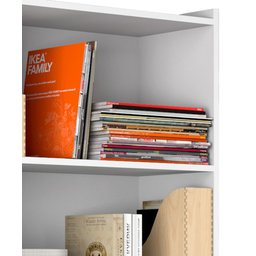 Armário Multiuso Escritório Branco - Notável - 4