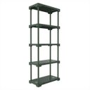Ver imagem 2 de Estante 5 Prateleiras Poly Verde/Alecrim