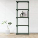 Ver imagem 1 de Estante 5 Prateleiras Poly Verde/Alecrim