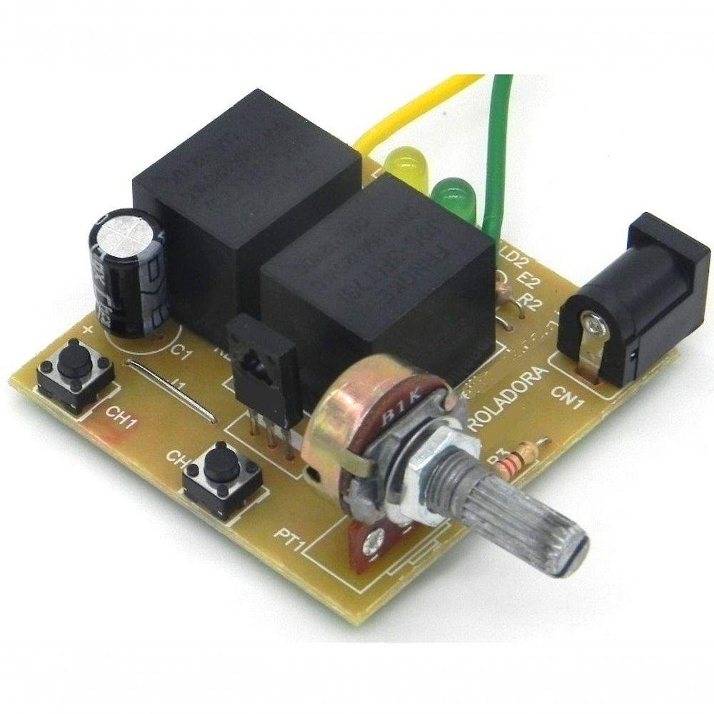 Kit Controlador de Motor e Velocidade 12v 1a - 7