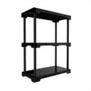 Ver imagem 2 de Estante Modular 3 Prateleiras Poly Eco Grifit Preto