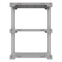 Ver imagem 3 de Estante Modular 3 Prateleiras Poly Eco Grifit Branco