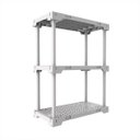 Ver imagem 2 de Estante Modular 3 Prateleiras Poly Eco Grifit Branco
